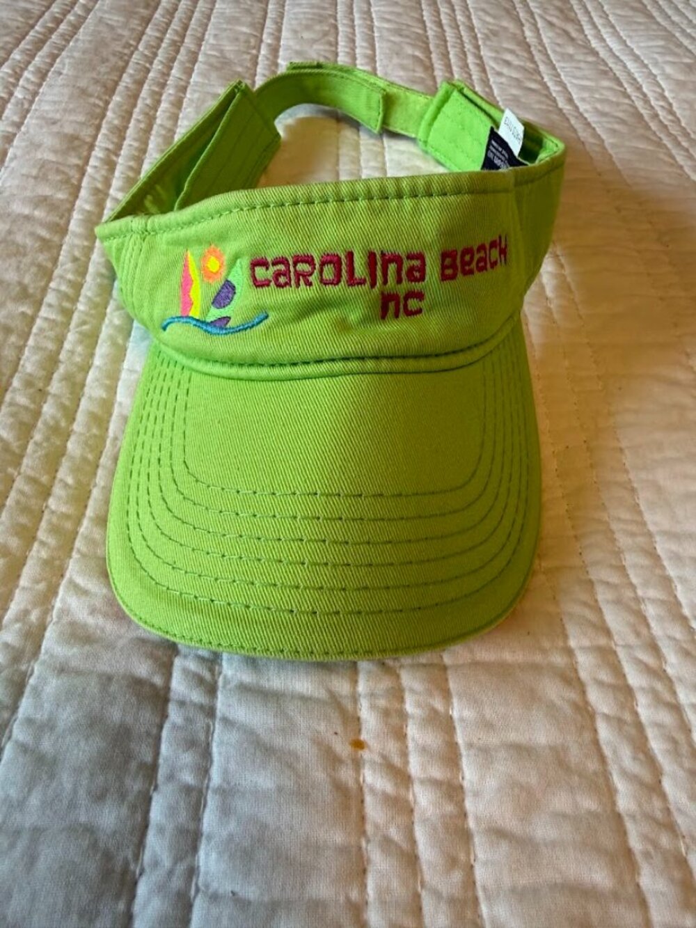 Carolina Beach Neon Beach Visor North Carolina Summer Fun One Size
